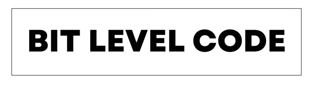 Bit Level Code - Beat the Level of Code