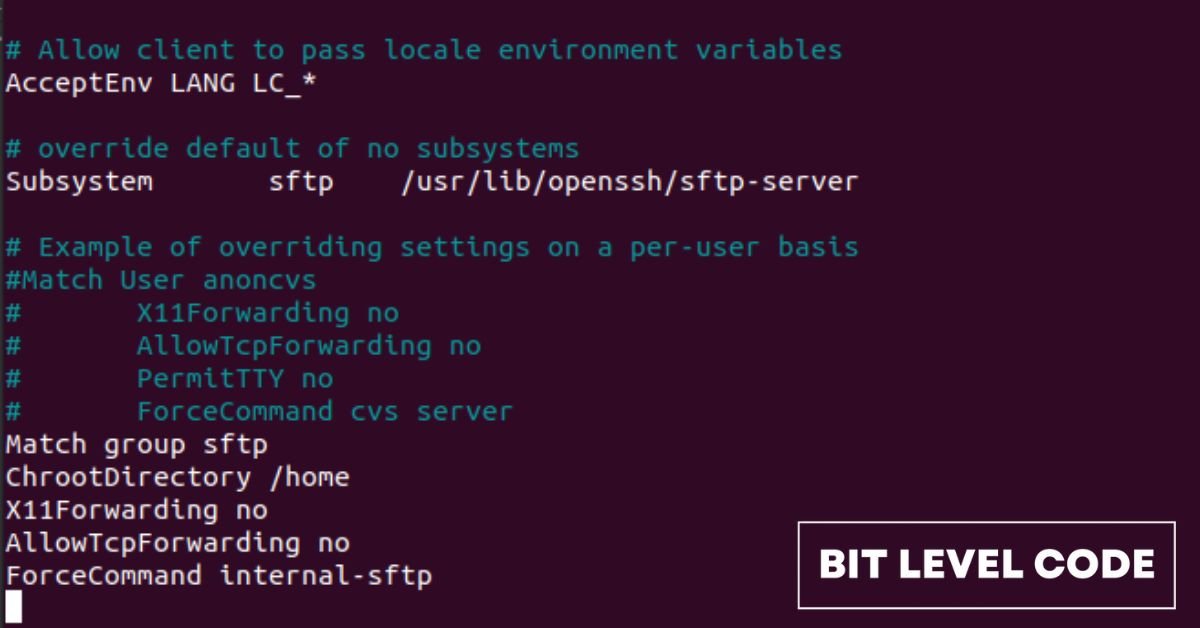 How to Setup SFTP Server on Ubuntu - 9 Steps