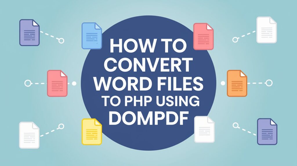 How to Convert Word Files to PDF in PHP Using dompdf