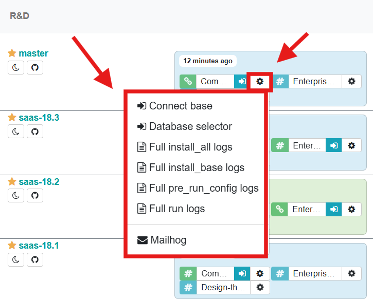 odoo runbot settings