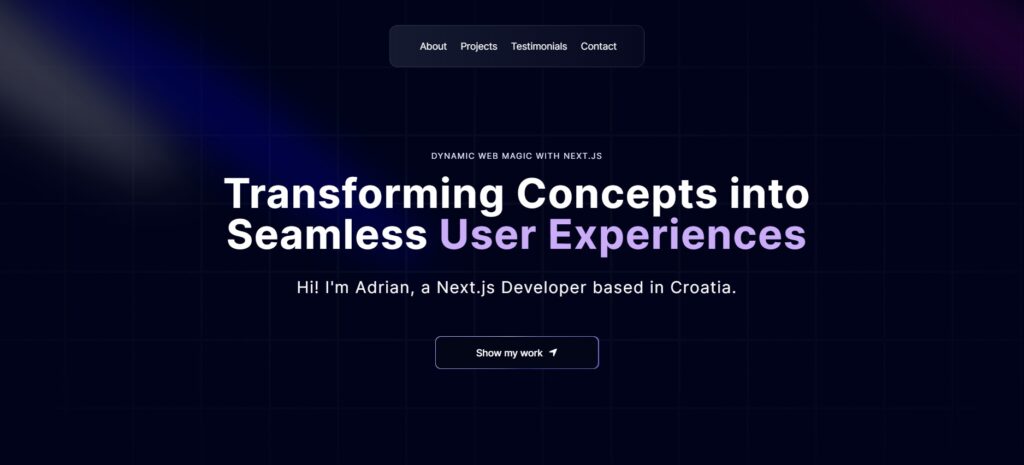 Free React Portfolio Templates