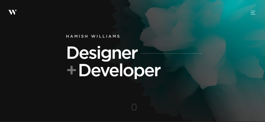 Free React Portfolio Templates, ReactJS Personal Portfolio by Hamish Williams