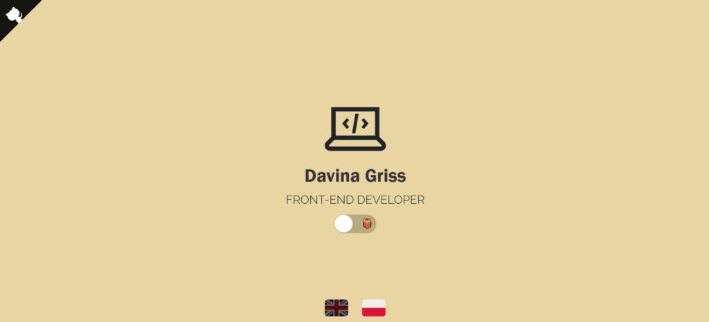 React Frontend Dev Portfolio by Dorota Gil
