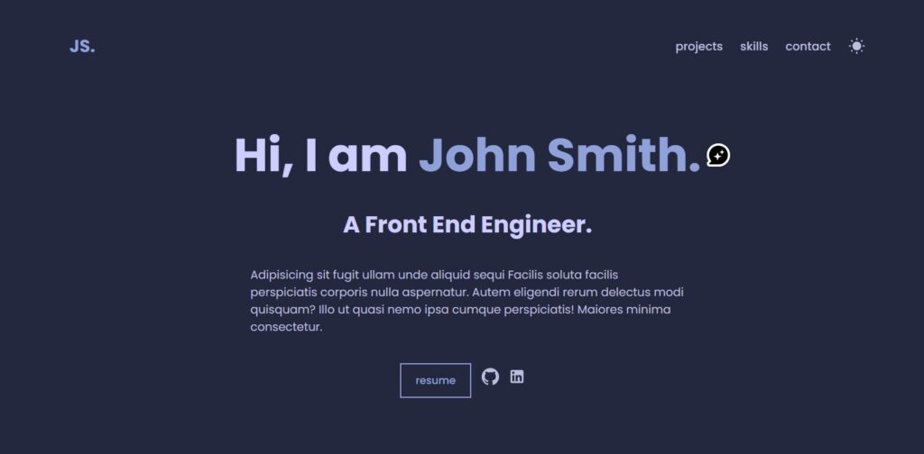 Free React Portfolio Templates