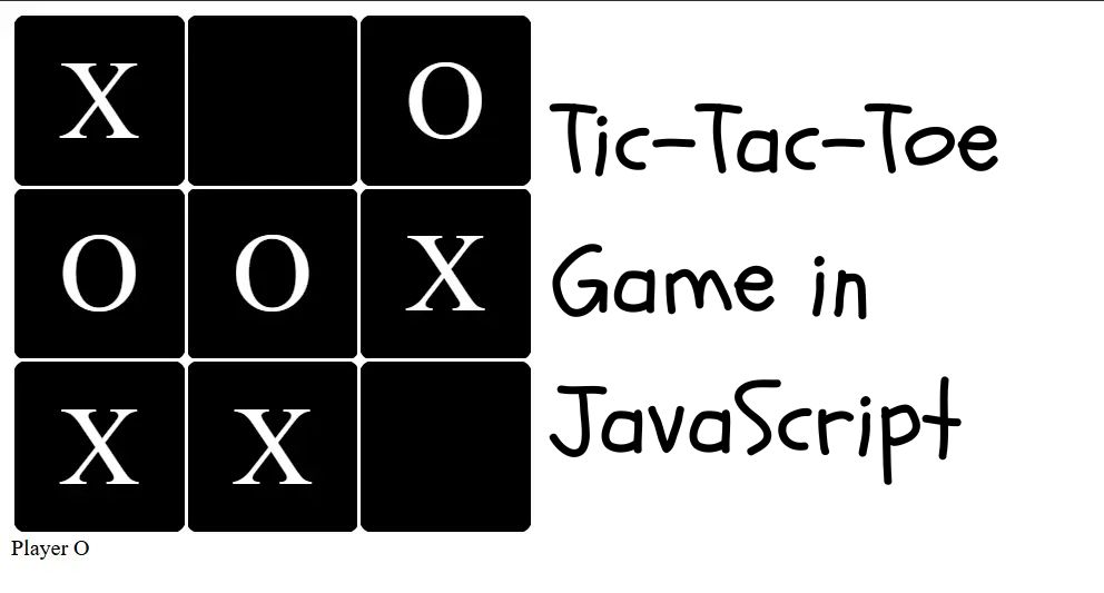 tic-tac-toe game in javascript