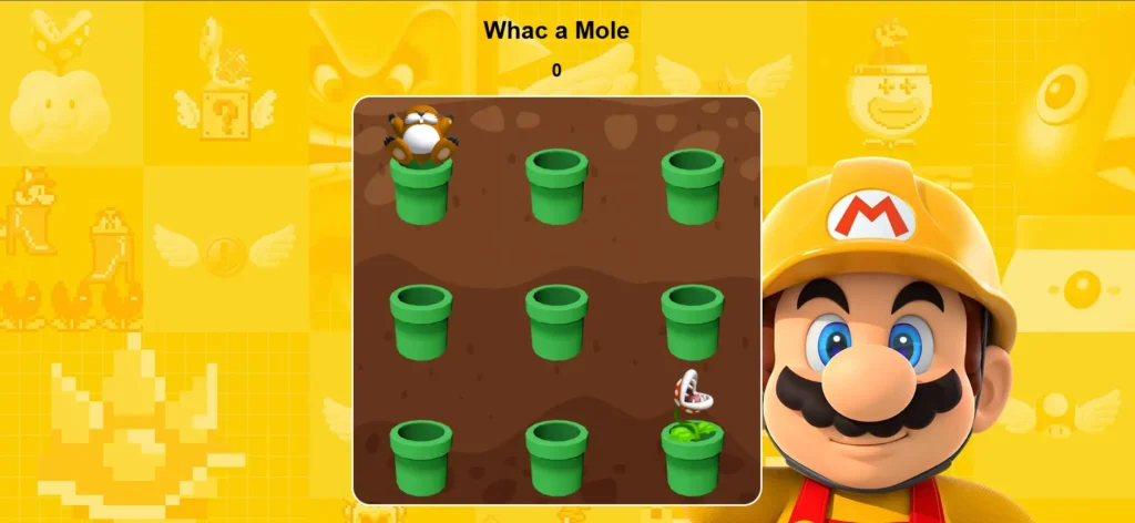 Whac-a-mole-in-js, JavaScript Games for Beginners with Source Code