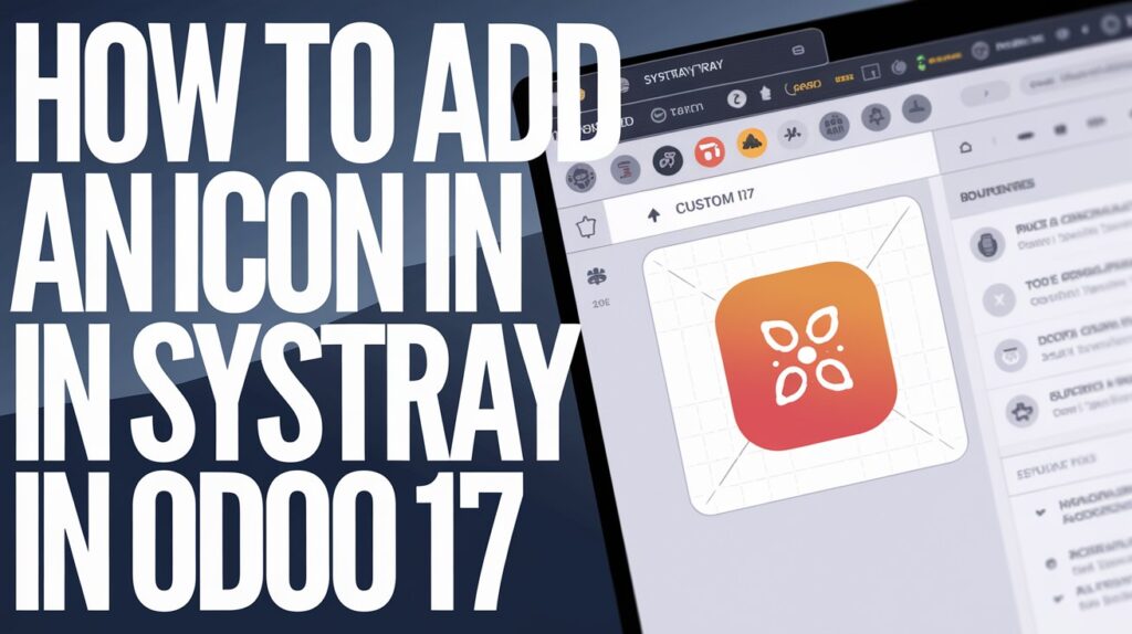 How to Add an Icon in Systray in Odoo 17