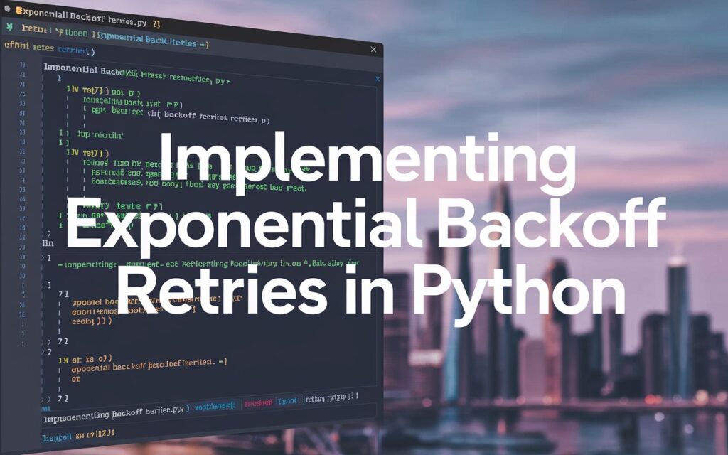 Exponential Backoff Retries in Python