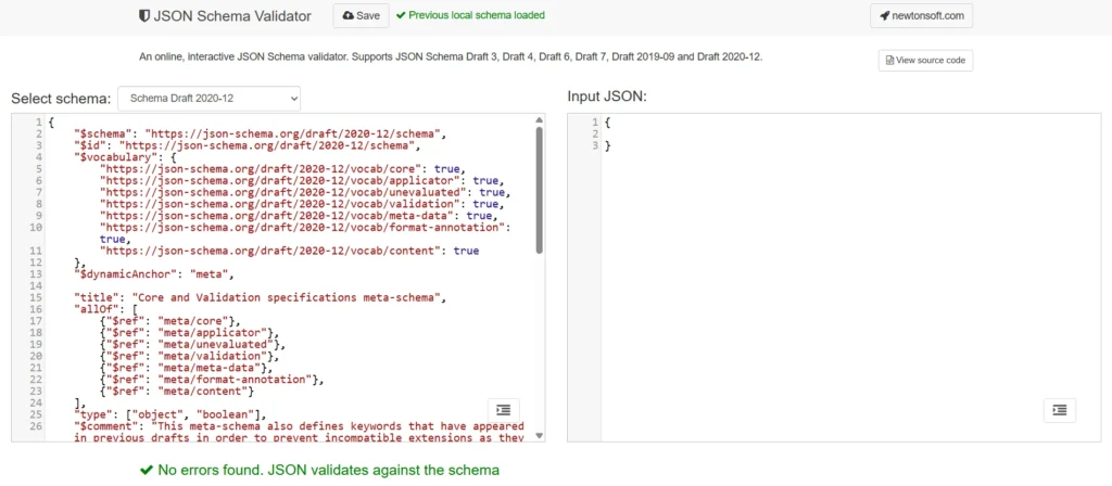 JSON Schema Validator Tools for Developers and Coders